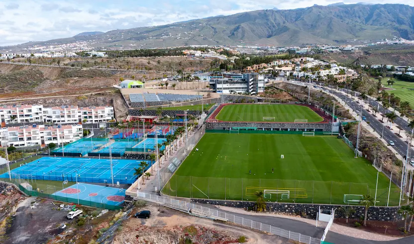 Aerial view to Tenerife Top Training